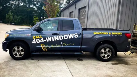 404-Windows contractor truck