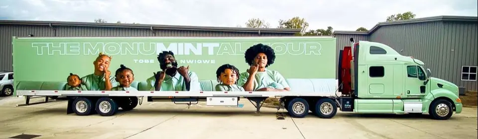 Full-length trailer wrap