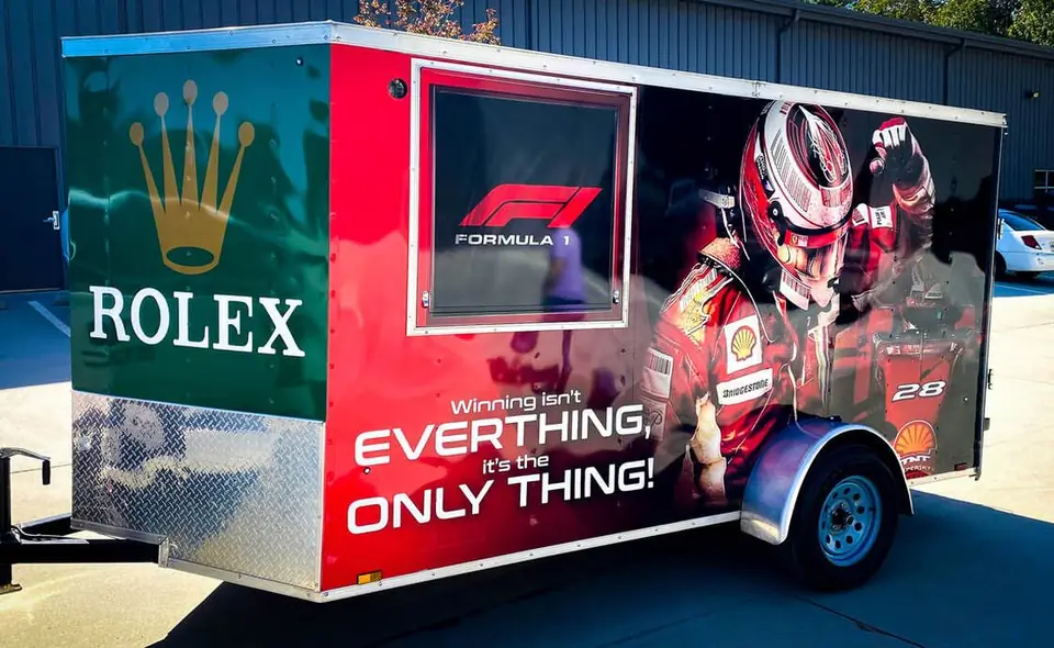 Rolex event trailer