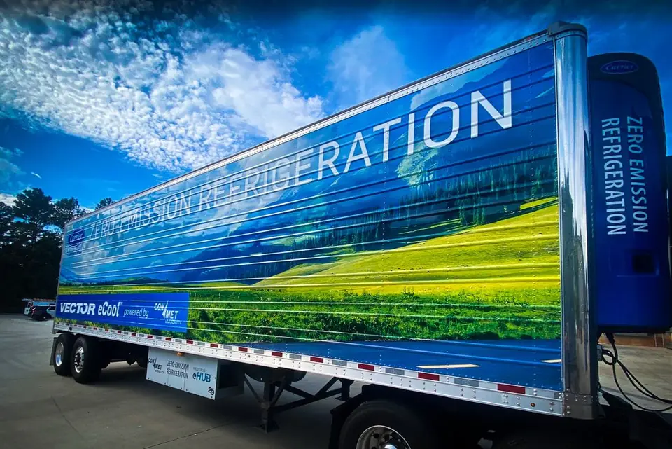 Celebration semi trailer wrap