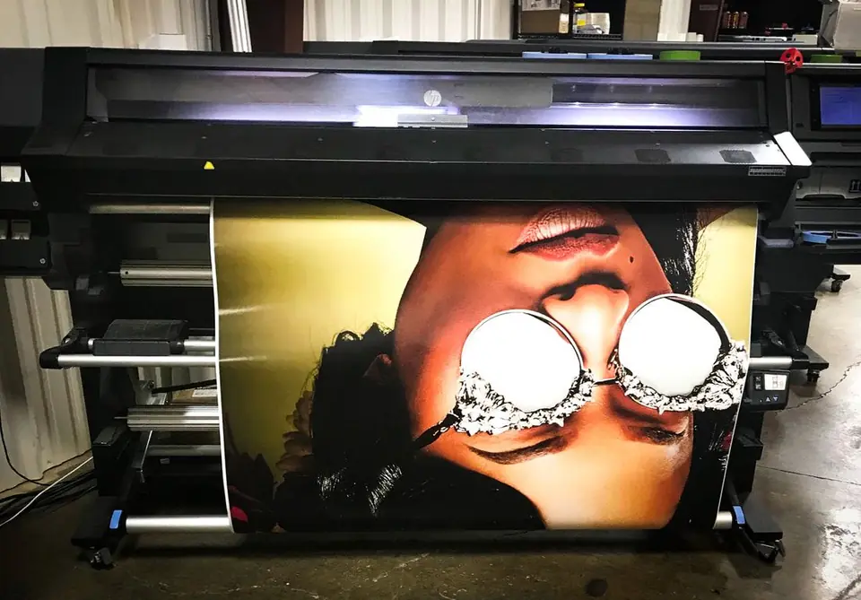 Latex print in progress